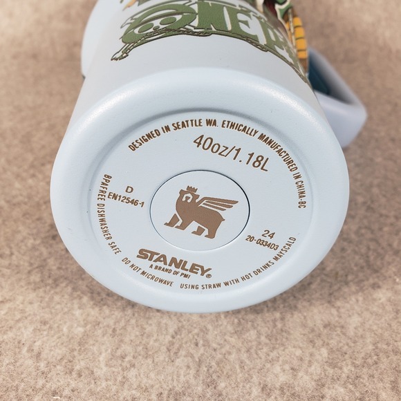 Stanley Flowstate Quencher H20 40oz Tumbler Light Blue One Piece Anime Design - Picture 7 of 11